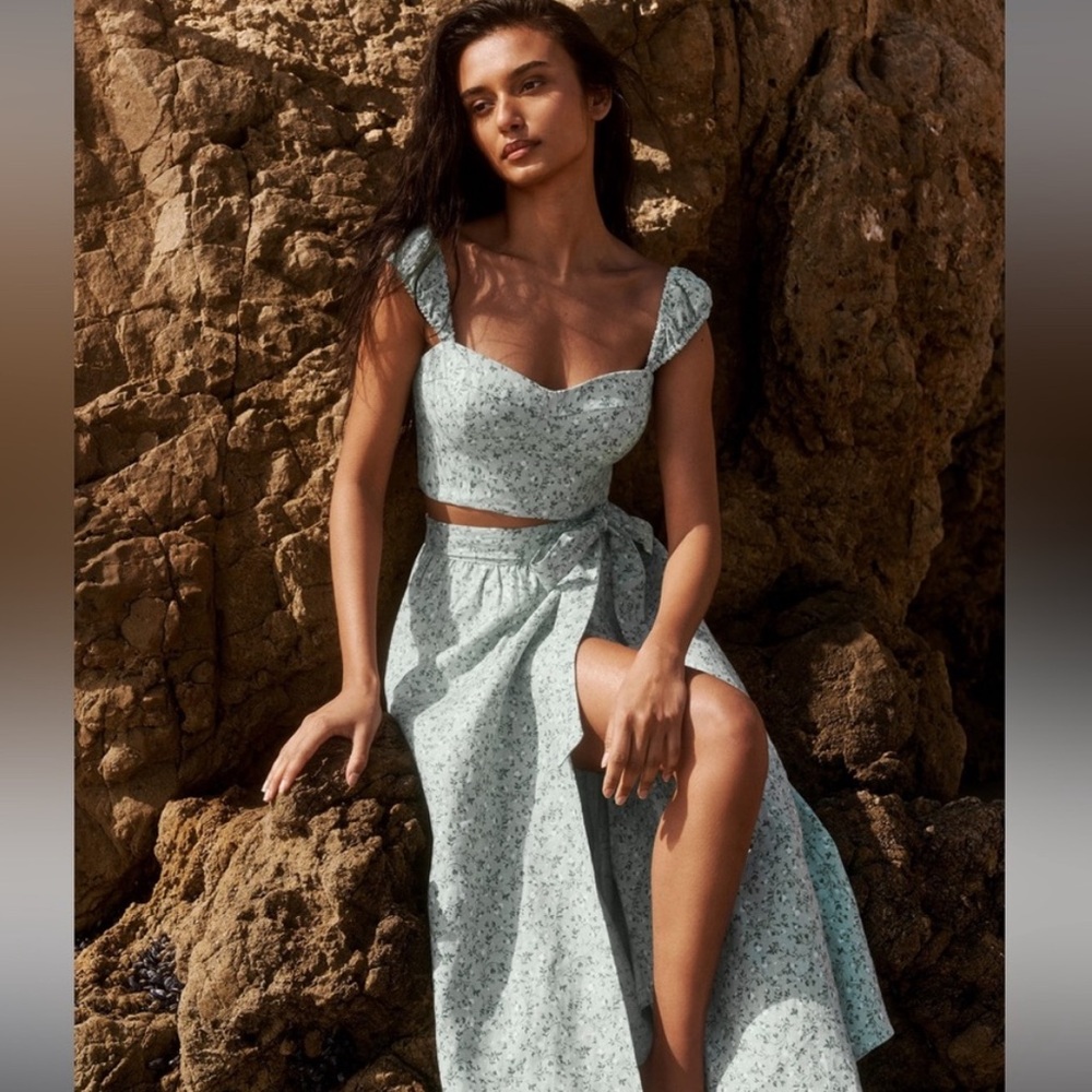 Reformation Clyde linen two piece